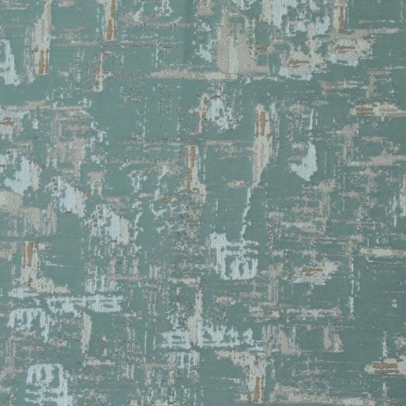 Decora Furnishings Luxurious Premium Jacquard Abstract Design Furnishing Fabric for Upholstery, Window Treatments, Craft Victorian Renaissance Rococo 54" Width Fabric by The Yard (Aqua)