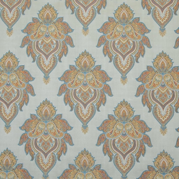 Decora Furnishings Luxury Jacquard Damask Motif Victorian Fabric, 54in (Rustic)