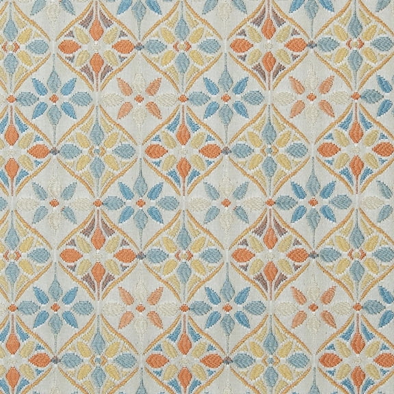 Decora Furnishings Luxurious Premium Jacquard Turkish Ornate Design Furnishing Fabric for Upholstery, Window Treatments, Craft Victorian Renaissance Rococo 54" Width Fabric by The Yard (Rustic)