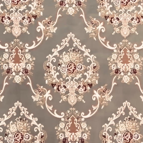 Decora Furnishings Luxury Woven Jacquard Damask Fabric, Chairs - 54in (Heavenly Pink)