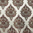 thumbnail image 1 of Decora Furnishings Woven Jacquard Damask Motif Design Sewing and Craft Fabric by The Yard Orangish Red, 1 of 10
