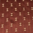 thumbnail image 1 of Decora Furnishings Royal Lily Design Jacquard Material Cotton Mix Fabric Blend for Upholstery, Chair, Window Treatments, Craft - Width 54 inches - Fabric by The Yard (Orange), 1 of 1