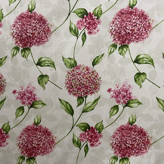 Decora Furnishings Soft Thick Luxurious Velvet Floral Fabric by The Yard, Pink