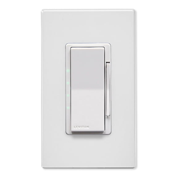Leviton ZW4SF-1BW Decora Smart Z-Wave Plus v2 Fan Speed Controller, Gen7