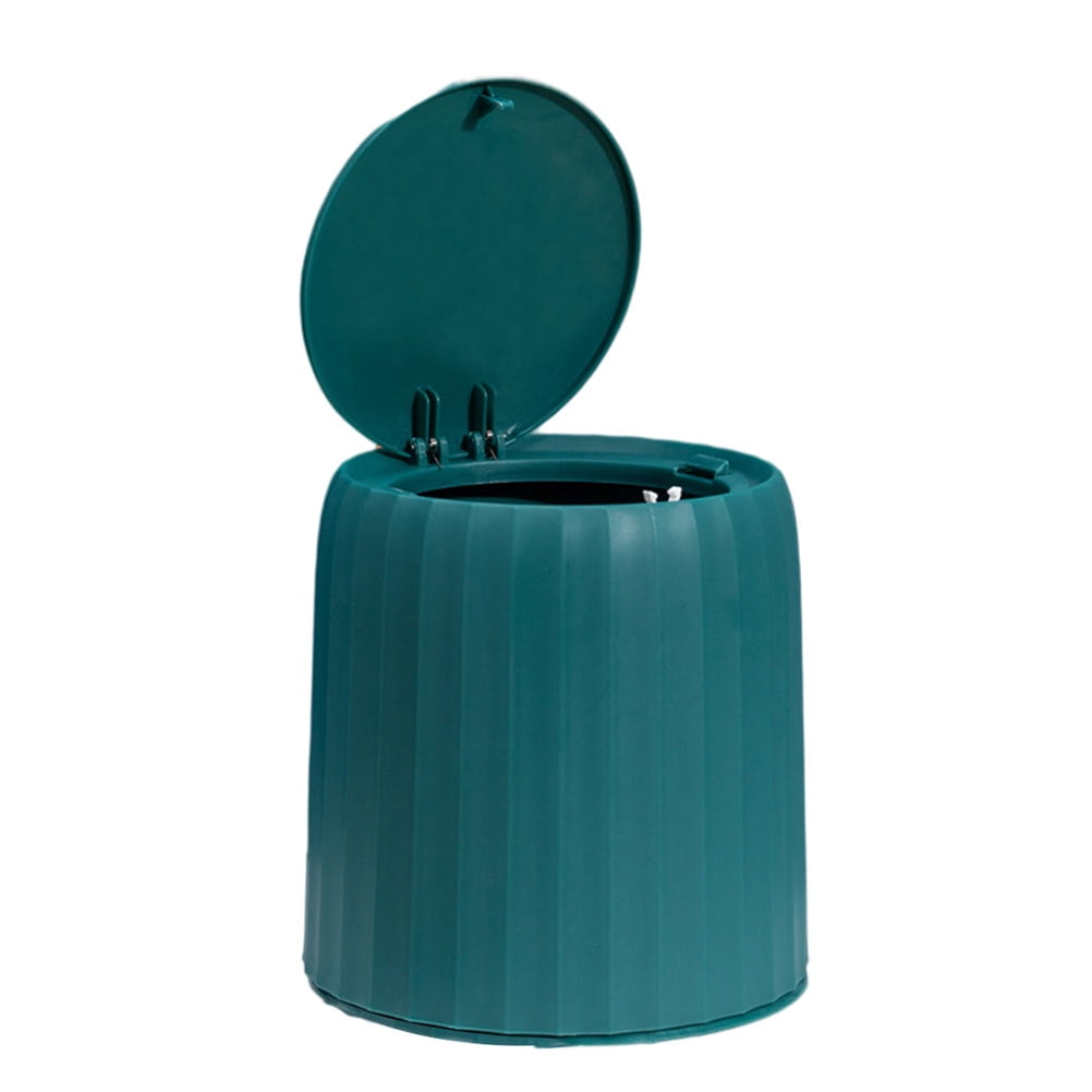 Decorate Car Trash Can with Lid Trash Container Bedside Trash Bin