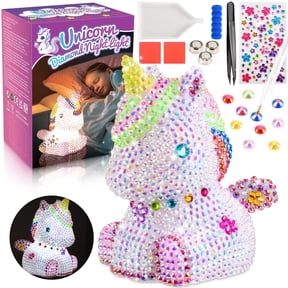 Decorate Unicorn Night Light, Gifts for 6 7 8 9 10 11 12 Year Old Girls, Crafts for Girls Ages 8-12, Kids Unicorn Lamp, Unicorn Toys for Girls Birthday Gifts for Christmas