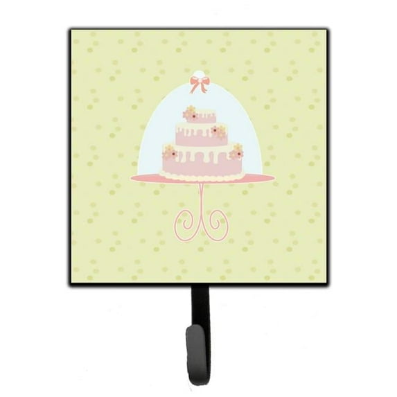 Decorated Cake on Green Leash or Key Holder