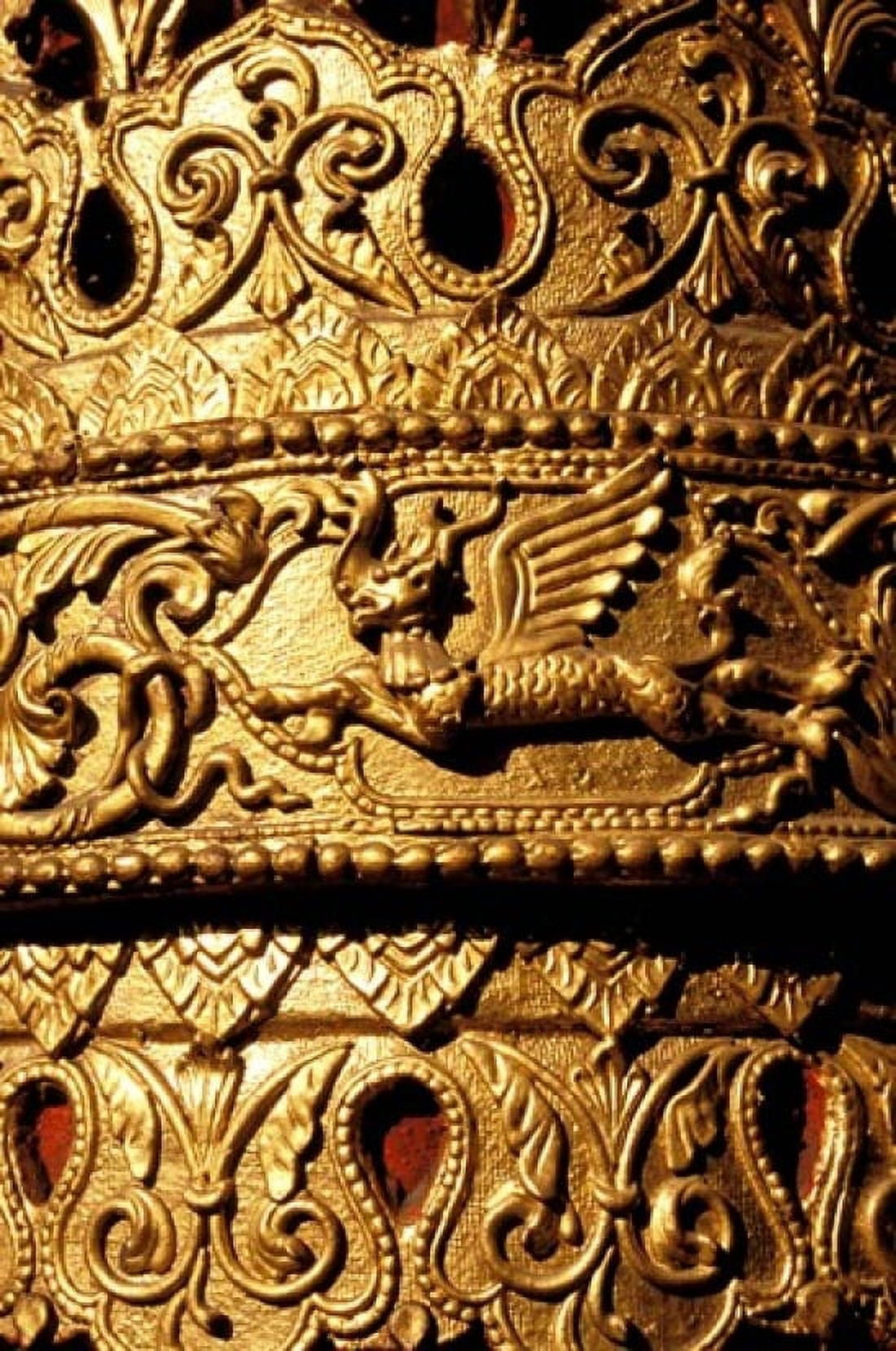 Decorated Column Sule Paya Yangon Myanmar Canvas Art - Inger Hogstrom DanitaDelimont (12 x 17)