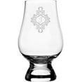 thumbnail image 1 of Decorated Etched Monogram Glencairn Crystal Whisky Glass Letter J, 1 of 2