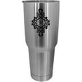 thumbnail image 1 of Decorated M Monogram Etched 30oz Stainless Steel Tumbler, 1 of 1