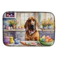 thumbnail image 1 of Decorating Easter Bloodhound Dish Drying Mat, 1 of 5