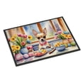 thumbnail image 1 of Decorating Easter Yorkshire Terrier Doormat, 1 of 5