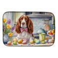 thumbnail image 1 of Decorating Easter Welsh Springer Spaniel Dish Drying Mat, 1 of 5