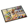 thumbnail image 1 of Decorating Easter Yorkshire Terrier Doormat, 1 of 5