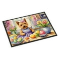 thumbnail image 1 of Decorating Easter Yorkshire Terrier Doormat, 1 of 5