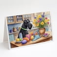 thumbnail image 1 of Decorating Easter Yorkshire Terrier Greeting Cards Pack of 8, 1 of 3