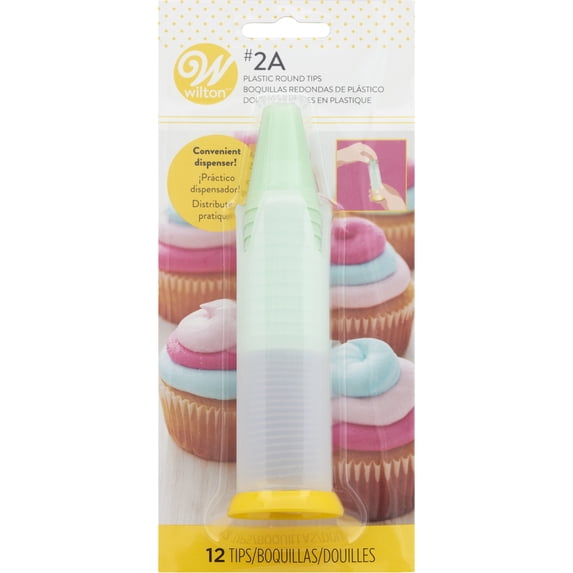 Decorating Tips 12/Pkg-#2A Round