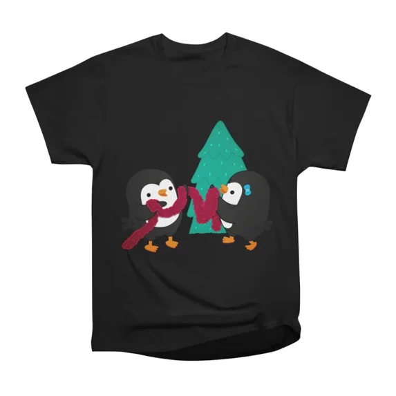 Decorating for Christmas together T-Shirt Tee Gift For Him Merch For Her Apparel For Frien