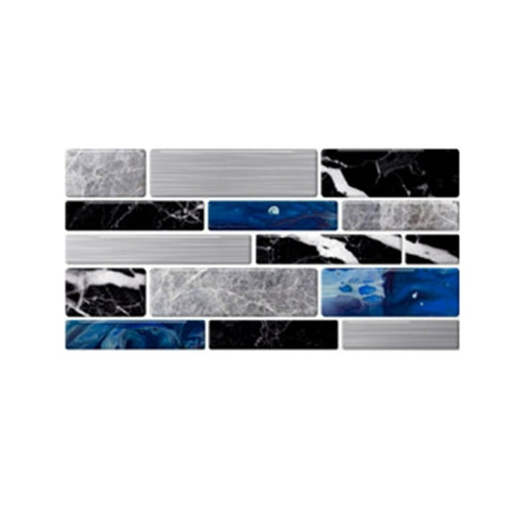 Decoration Adhesive Crystal Wall Tile Stickers Kitchen Sticker 2D Bathroom Sticker Wall Tile Artscrafts & Sewing, Wall Stickers for Girls, Wall Stickers Quotes, 1Pc Tile Wall Sticker