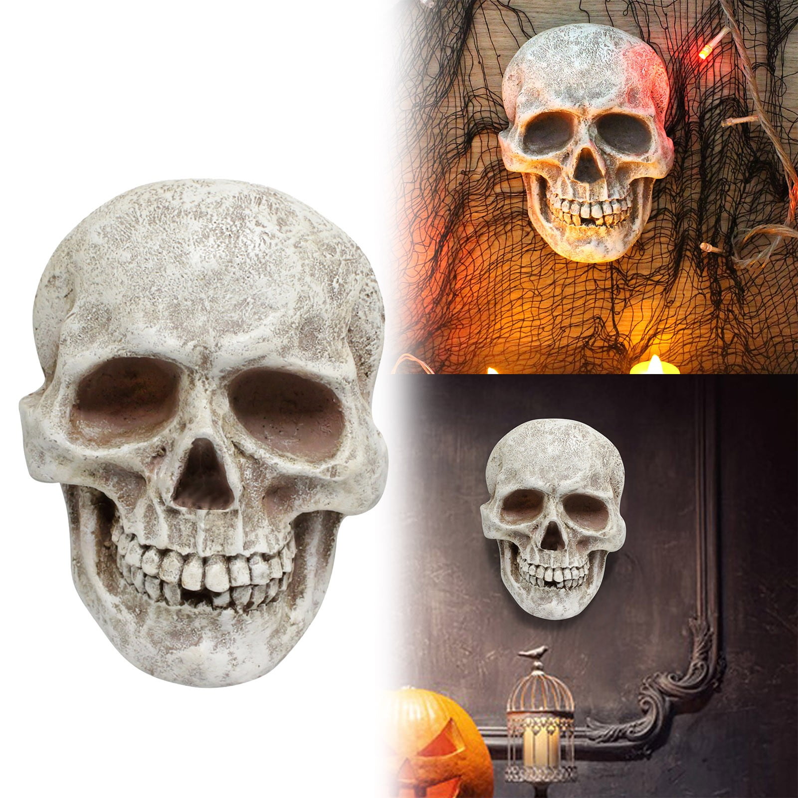 Decoration Animated Hanging Female Pendant With Red Glowing Eyes Flying