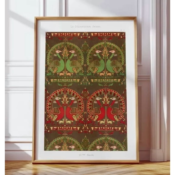 Decoration Arabe Arabic Pattern Vintage Decor 6 Home Decor Vintage Art Print Cute Birthday Gift Wall Art