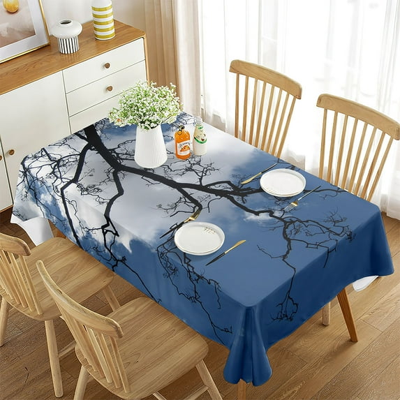 Decoration Banquet Room Dining Kitchen for Tablecloth Rectangular Decor Home Cover Table Pattern Pla