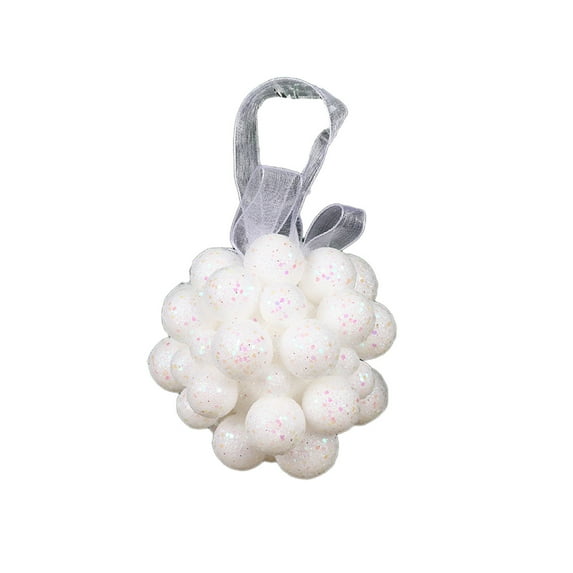 Decoration Clearance ASXite Christmas Balls, Three-dimensional Christmas Foam Decoration Sprinkled With Gold Powder Christmas Window Shopping Mall Christmas Tree Hanging Accessories
