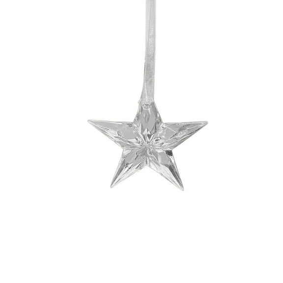 Decoration Clearance ASXite Christmas Tree Hanging Ornaments, Christmas Transparent Snowflake Acrylic Pentacle Star Ice Bar Christmas Tree Snowflake Decoration Pendant