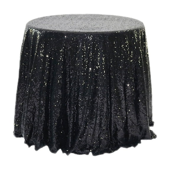 Decoration Savings Asxite Round Tablecloth, Round Tablecloth Glitter Wedding Glitter For Wedding Parties 47x47 Inches In A Variety Of Colors