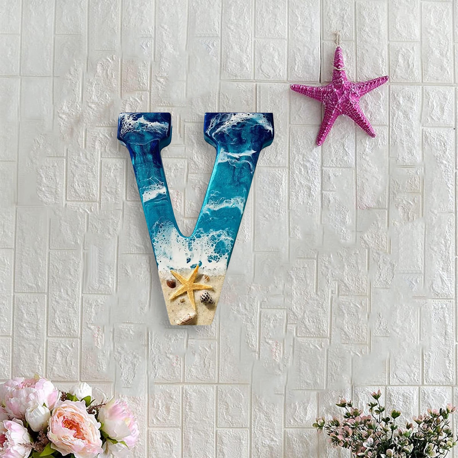 Decoration & Clearance Beach Dream: Beach Resin Letters Large Wooden ...