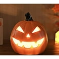 thumbnail image 1 of Halloween Decoration Clearance! Halloween Pumpkin Decorations, Halloween Decor, Halloween Led Pumpkin Lights Light Up Jack O Lantern Pumpkin Figurine Lantern for Indoor Outdoor, 1 of 7