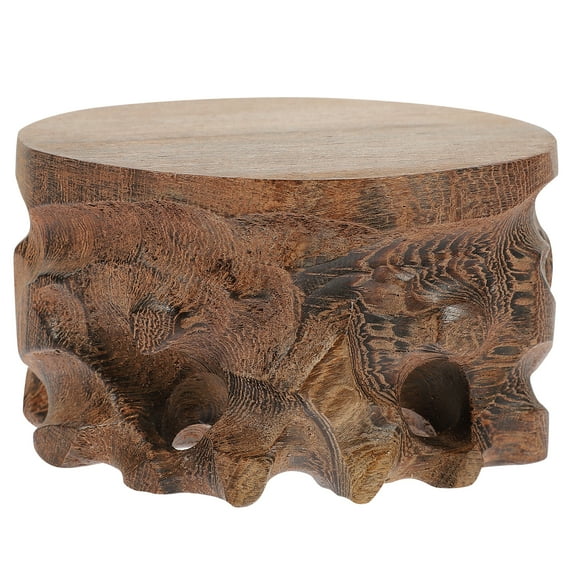 Indoor Wooden Vase Base Practical Flowerpot Wood Base Home Wooden Display Stand