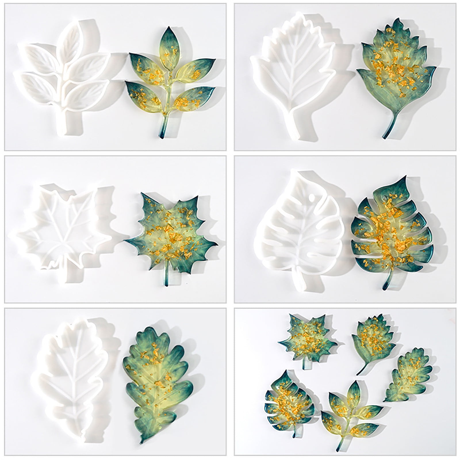 Decoration Hangs Stocking Hangers Ties Silicone Maple Leaf Epoxy Resin