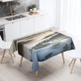thumbnail image 1 of Decoration Home Kitchen Restaurant Waterproof Antifouling Tablecloth Rectangular Landscape Cloud Mo, 1 of 5