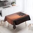 thumbnail image 1 of Decoration Home Kitchen Restaurant Waterproof Antifouling Tablecloth Rectangular Landscape Cloud Mo, 1 of 5