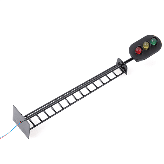 Decoration Model Toys Red Yellow Green Block Signal Traffic Light 8.3cm for 1:87 Scale Model Railway