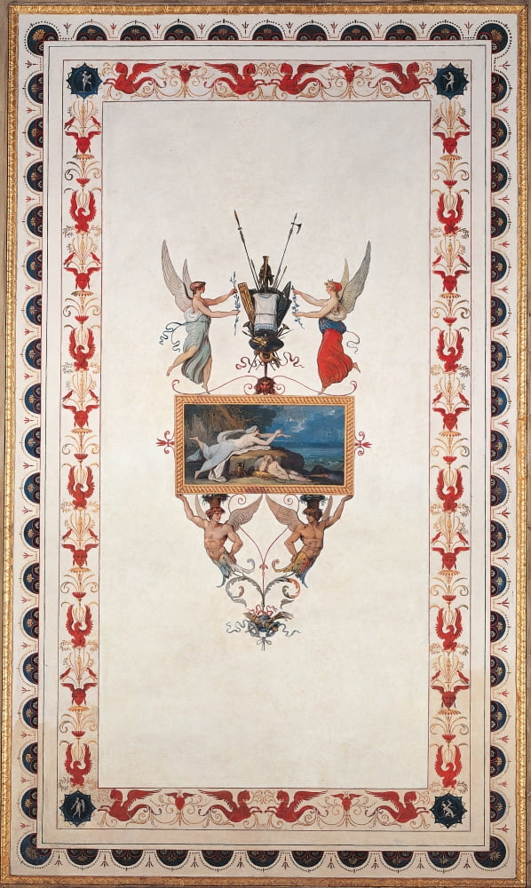 Decoration Of The Gallery Of Psyche Canvas Art - (18 x 24)