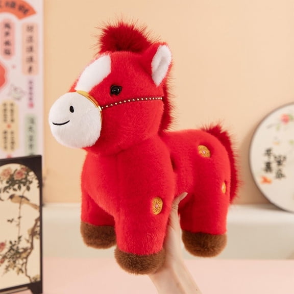 Decoration Ornaments, Little Horse Figurine- Plusher Little Horse Doll Figurine