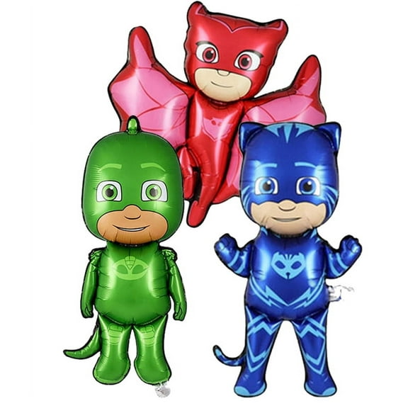Decoration PJ Mask Balloons, Foil Birthday, (3 Piece)