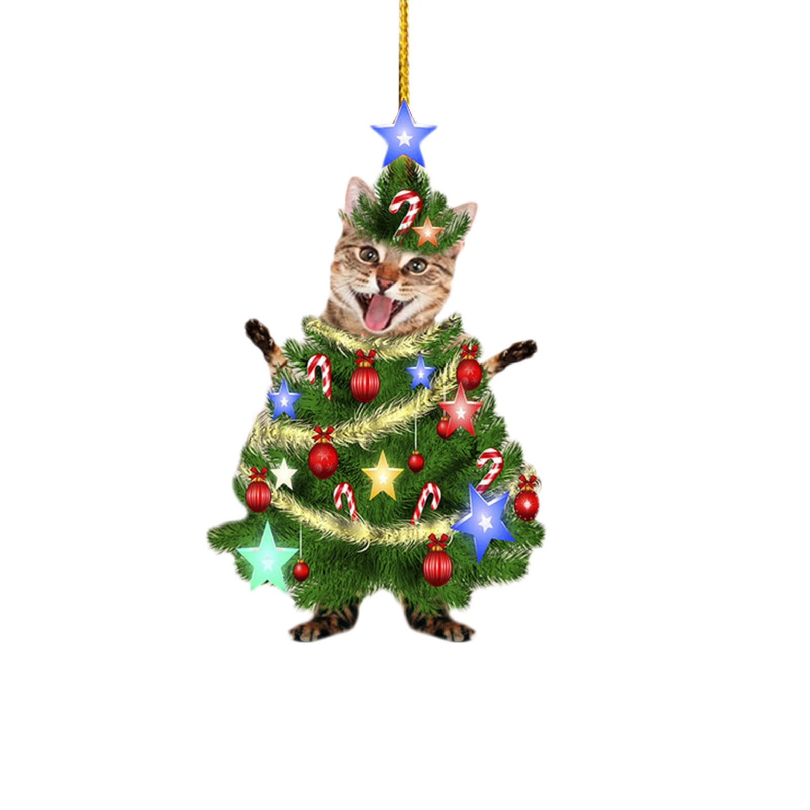 Decoration Pendant Christmas 1PCS CHristmas Flat Haning Ornament