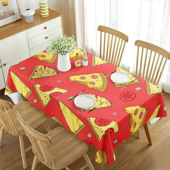 Decoration Picnic Home Room Dining Room Living Kitchen for Rectangle Cover Table Pattern Food Fast D