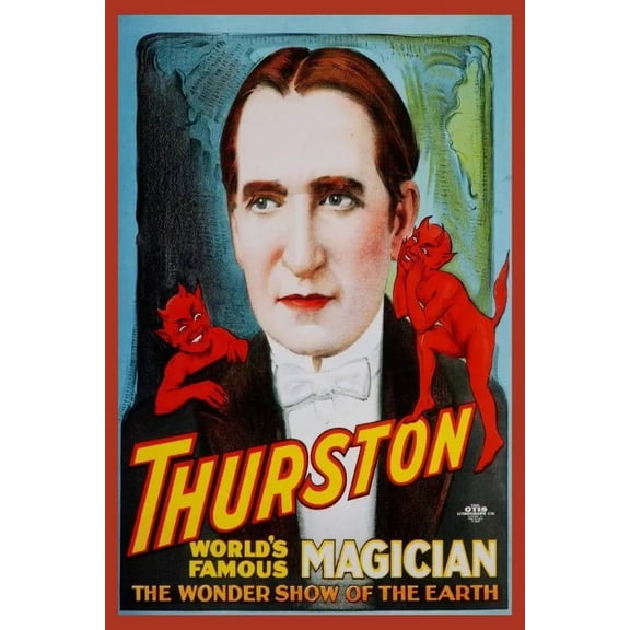 .Decoration Poster.Home Room wall interior design.Thurston Famous Magician 16 x 24 Inch Poster