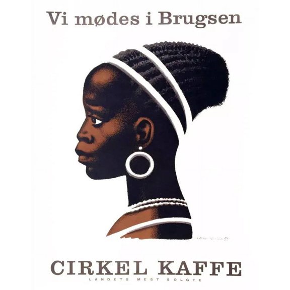 Decoration Poster.Home room art.Interior design.Cirkel Kaffe.Tribal Fashion. 11 x 17 Inch Poster