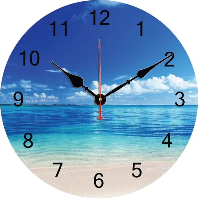 Decoration Wall Bedroom Clock Table Quartz Clock Wall Round Decor Home