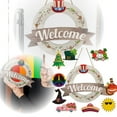 Decoration Wooden Sign Christmas Independence Day DIY