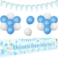 thumbnail image 1 of Decoration for Newborn Boys "Welcome Home" - Blue Banner "This is a Boy" - Banner "It's a Boy" - Welcome Party Balloon - Prenatal Party Decoration, 1 of 6