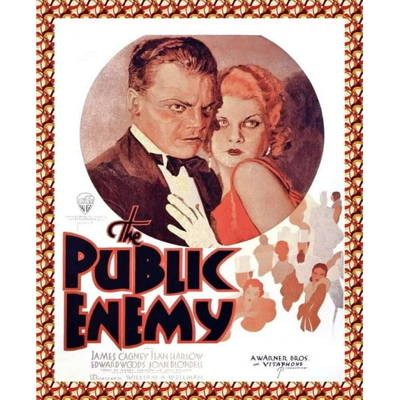 .Decoration movie Poster.Home Room wall art design.Public Enemy James Cagney 24 x 36 Inch Poster