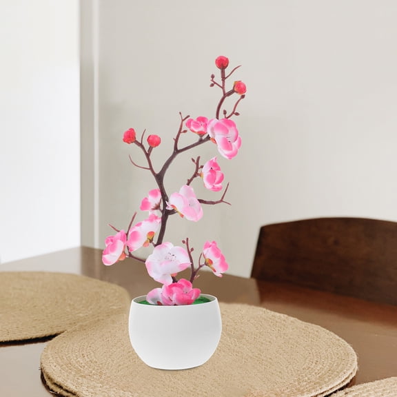 Decorations Artificial Tulips Flowers Potted Plant