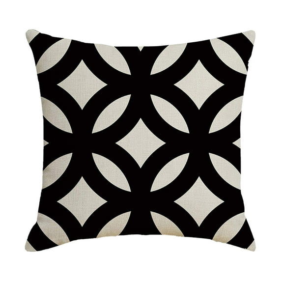 Decorations Black White Waterproof Hugging Pillow Household Design Pattern Sand Pillow Decor Polyester Ac