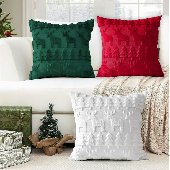 Decorations Couch Pillow Covers Cushion Cover Cozy Boho Farmhouse Cushion Cover with Tassels Soft Accent Pillowcase Bedroom Living Room Farmhouse indoor Pillow Case